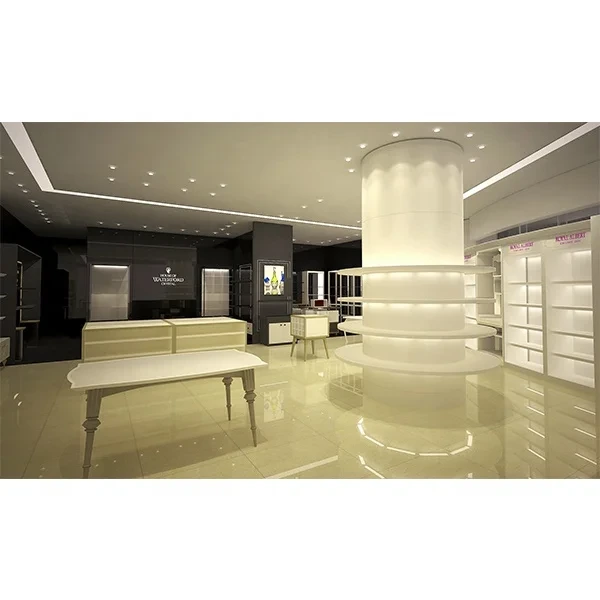 Store Display Case Ceramic Tableware Shop Decoration Retail Display Stand Show Case Display Glass Cabinet 1