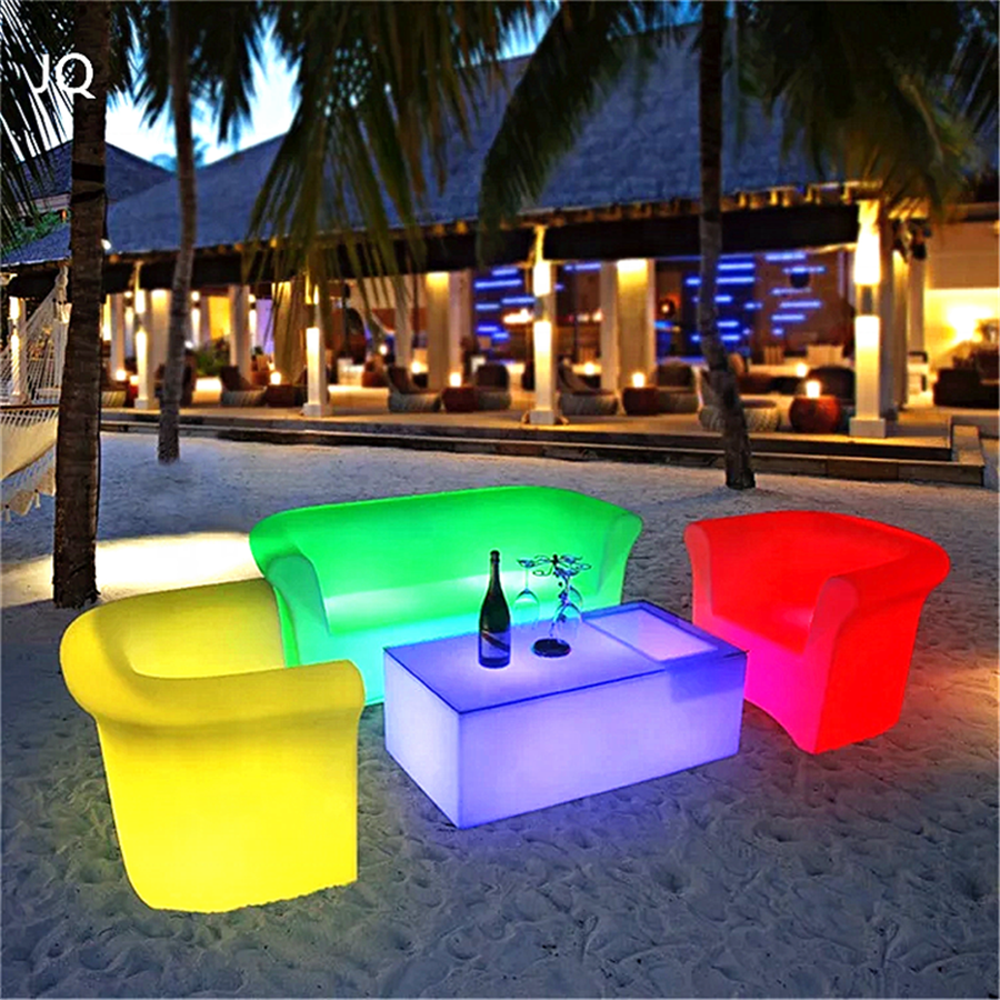 Tables de bar LED commerciales pour la maison et les lieux d'accueil 5