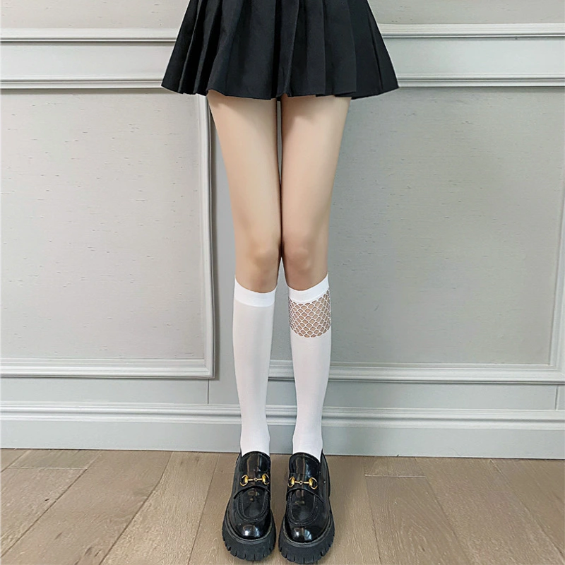 Women's Knee High Nylon Silk Dress Socks - Good Quality Ladies Long Socks 1