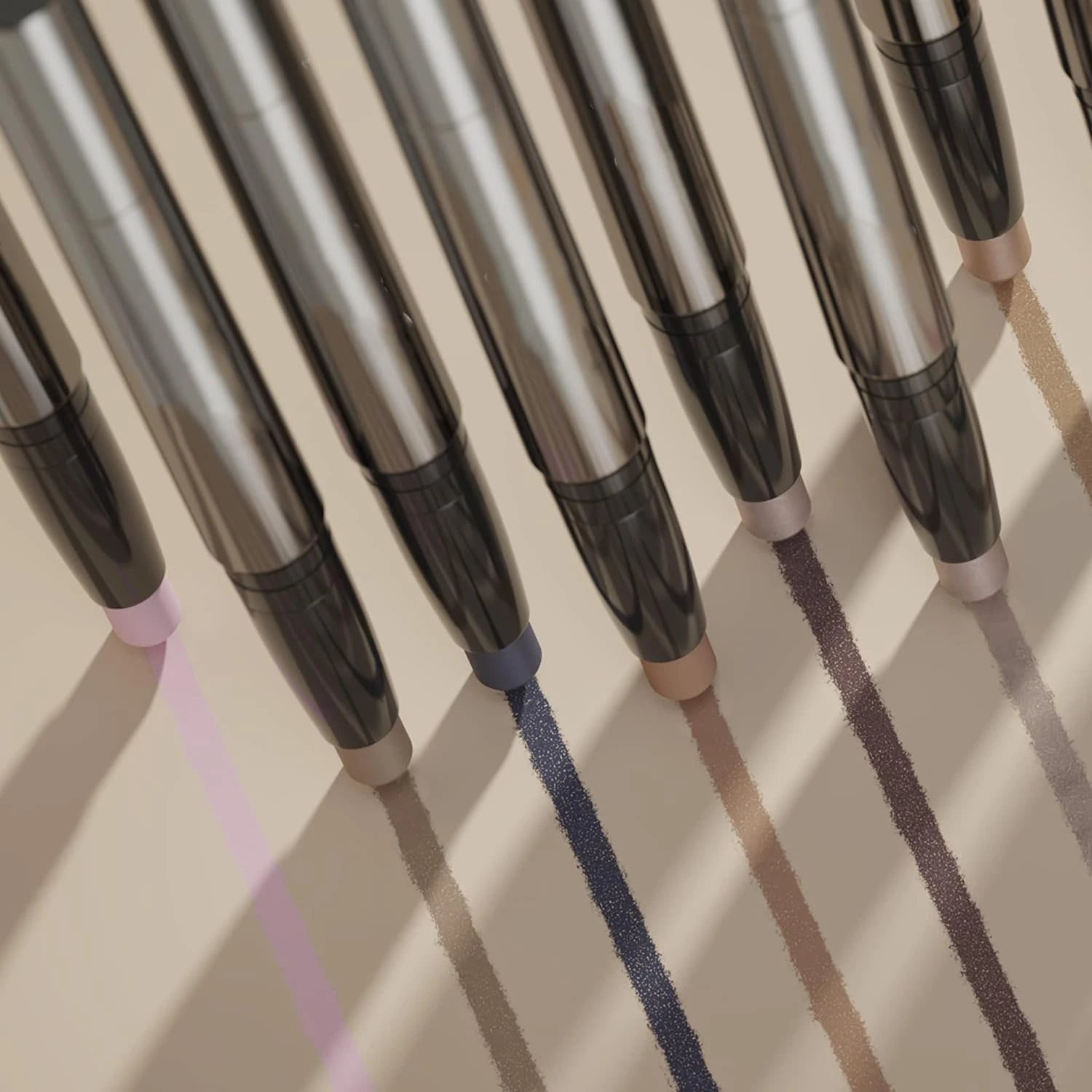 Mlm Custom Makeup Private Label Vegan Cruelty-free Brightening Cosmetics Makeup Double Head Highlighting Eye Shadow Stick 1