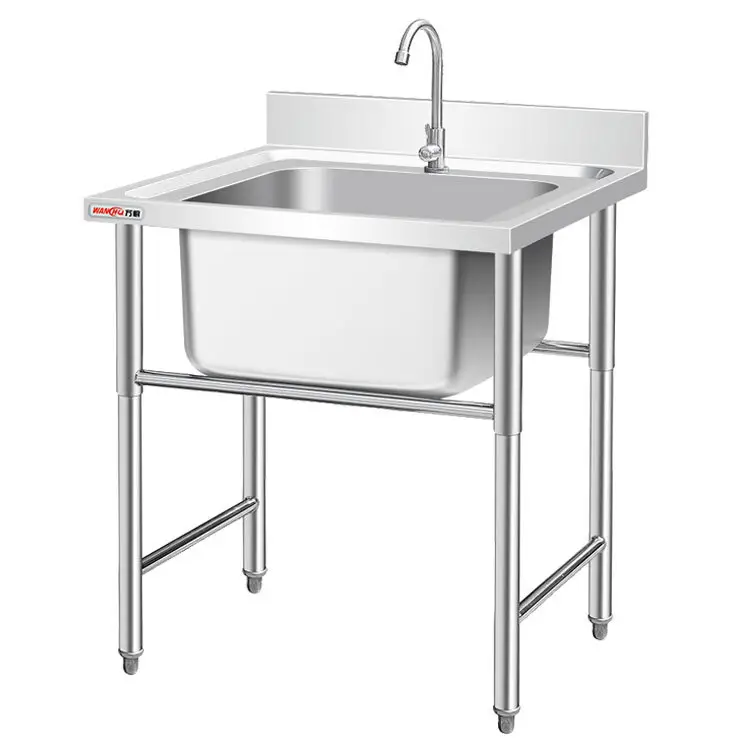 OEM Stainless Table with Sink 5