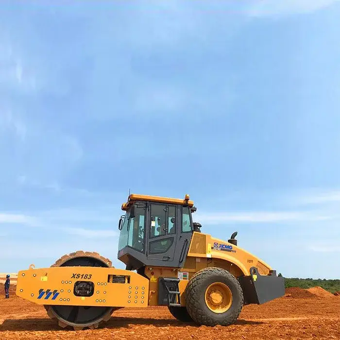 Used Construction Equipment for Sale Vibratory Roller by KXTJ Excavator 2