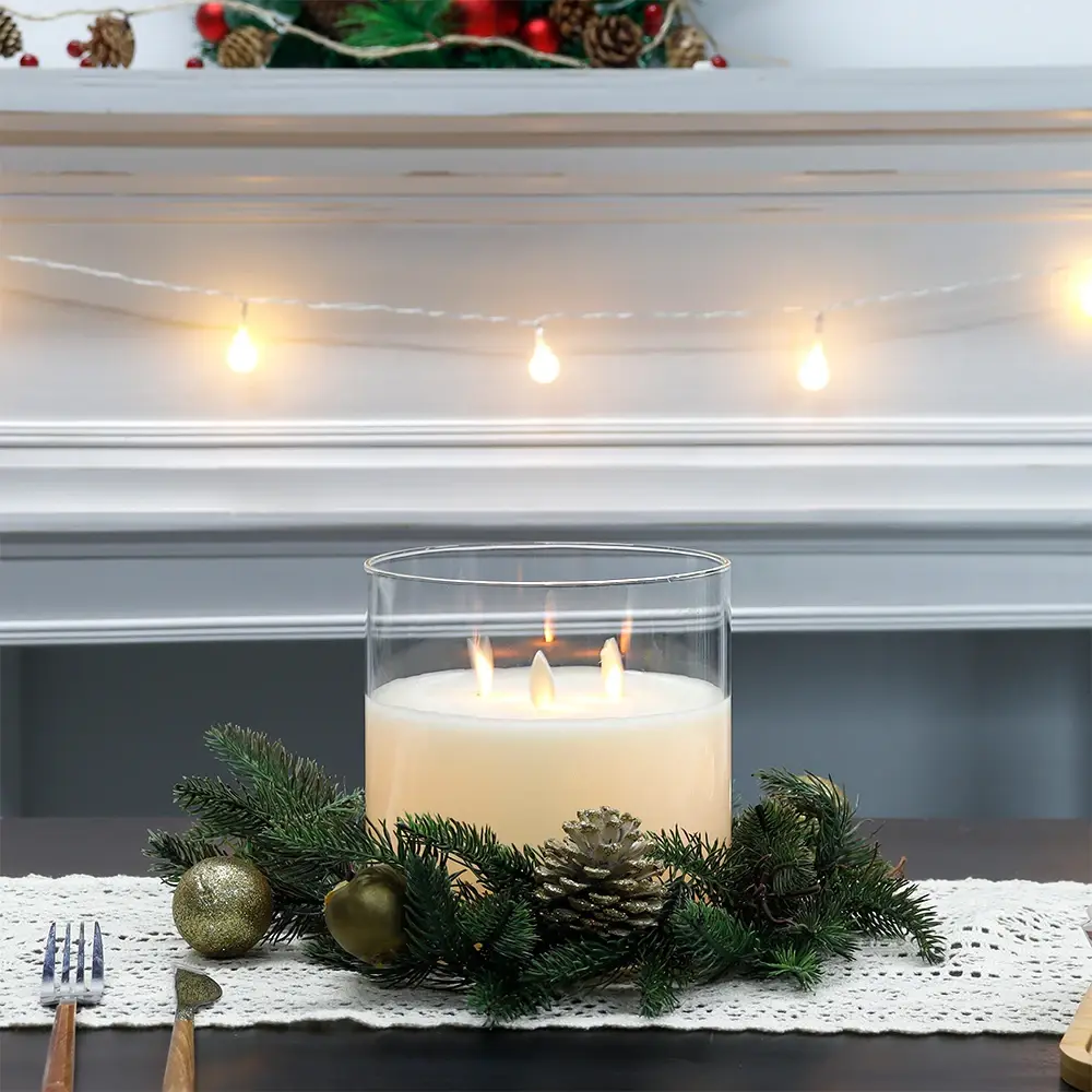 Led Flickering Candle Lights PILLAR by NEW IMAGE 5