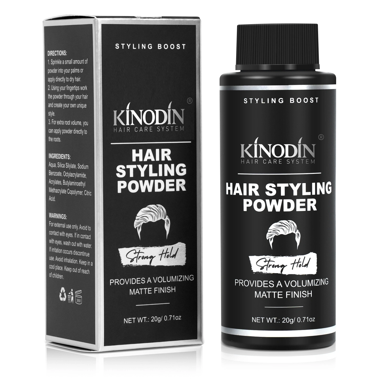 Strong Hold Matte Hair Volume Powder 24H Control For Men 1