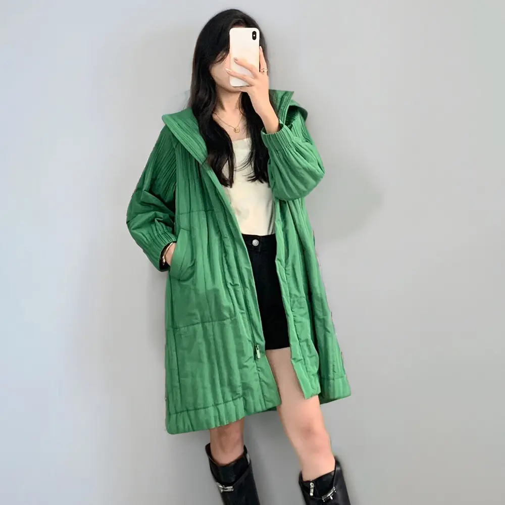 Pleated Back Cardigan Made in China by Pleats Clothing 2