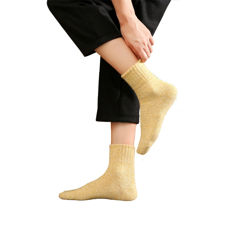Warm Knitted Wool Socks 5-Pack for Winter 1