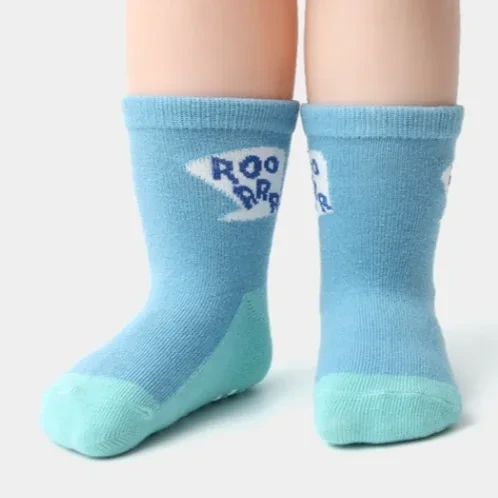 جوارب Baby Knit Logo المضادة للانزلاق - جوارب الحياكة ODM OEM 1