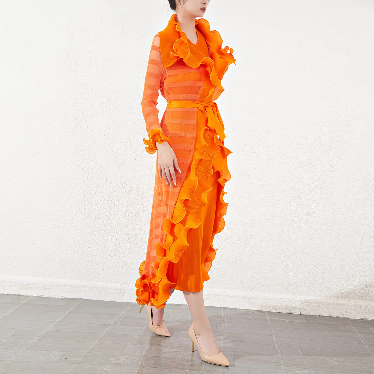 Pleated Gown Dress 2024 - - Pleats Clothing 7