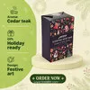 300g 시더 & 티크 우드 향 비누 - 딥 클렌징과 매끄러운 피부를 위한 보습 우디 바디 비누 6