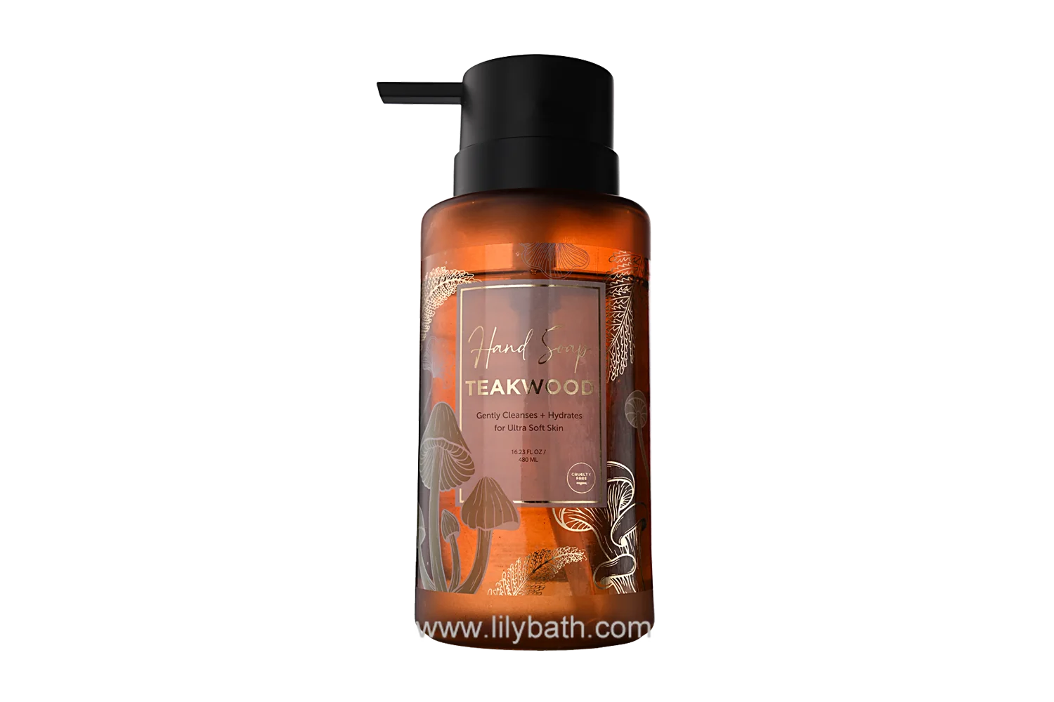 Jabón de manos de madera de teca | Limpia e hidrata suavemente para una piel ultrasuave (480 ml)