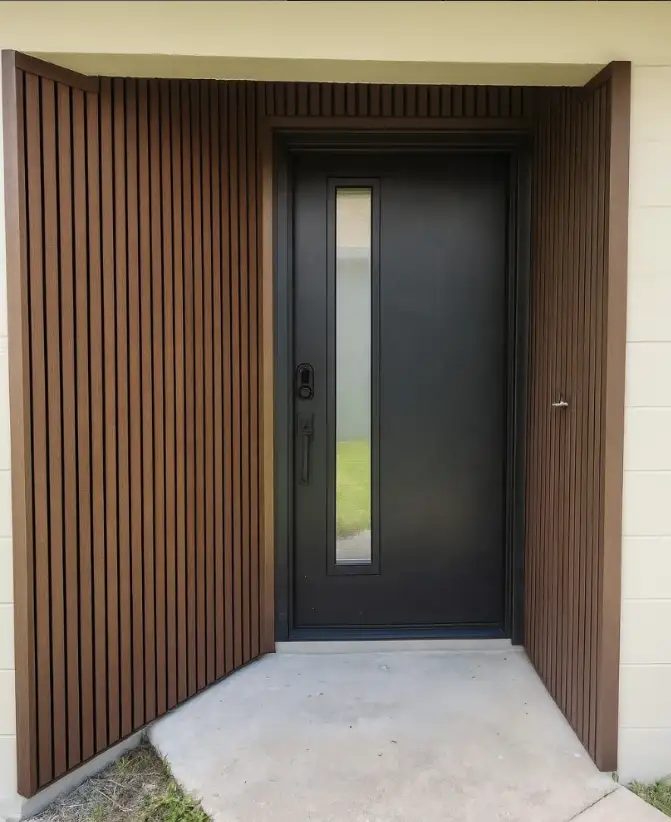 Acoustic Wooden Slat Panels for Improved Sound Control and Natural Wood Finish 1