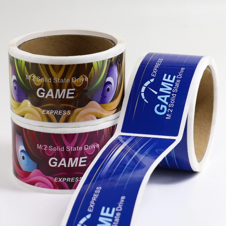 Custom Die-Cut PVC Waterproof Logo Stickers No Minimum Order 1