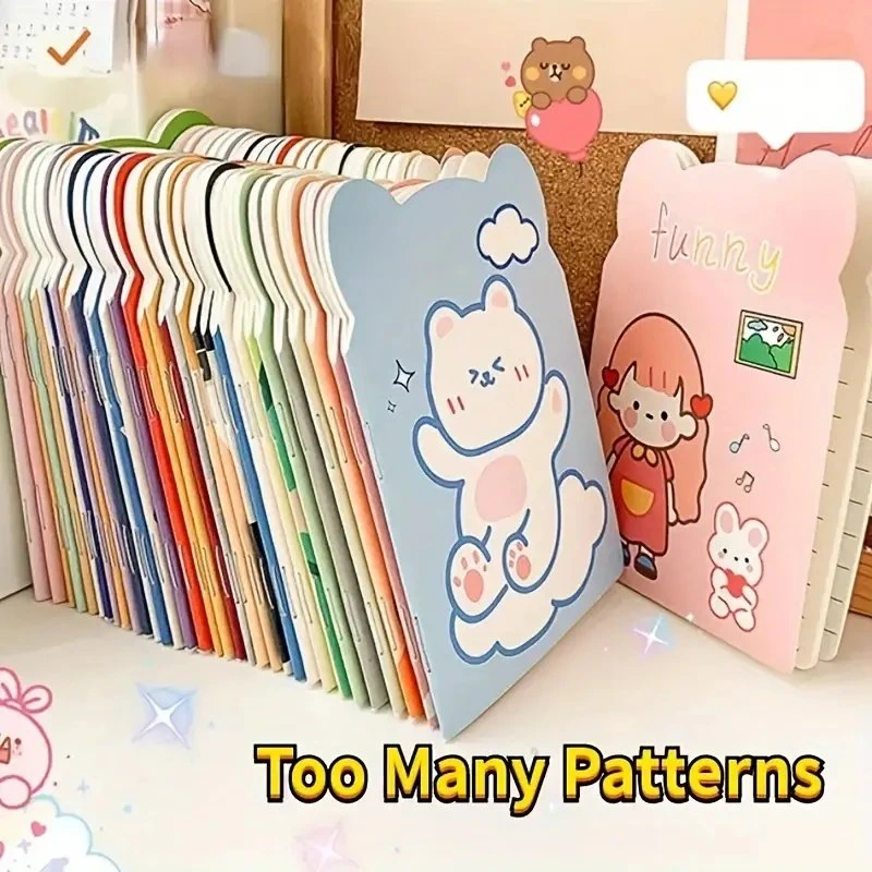 コート紙 20枚セット クリエイティブエイリアン漫画 学校・オフィスノート用 1