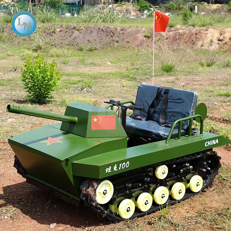 New Arrival Tracked Undercarriage Tank Two Seats On Car All Terrain Rubber Track Vehicles For Adults 1