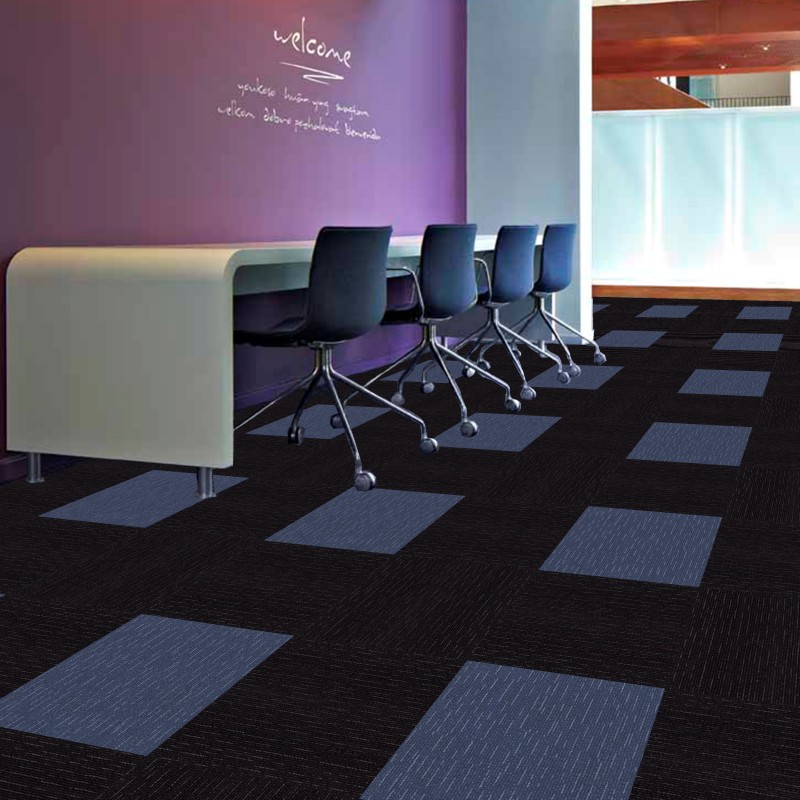 Eco-friendly Decorative Carpet Tiles - Machine Made, Tufted Design 6
