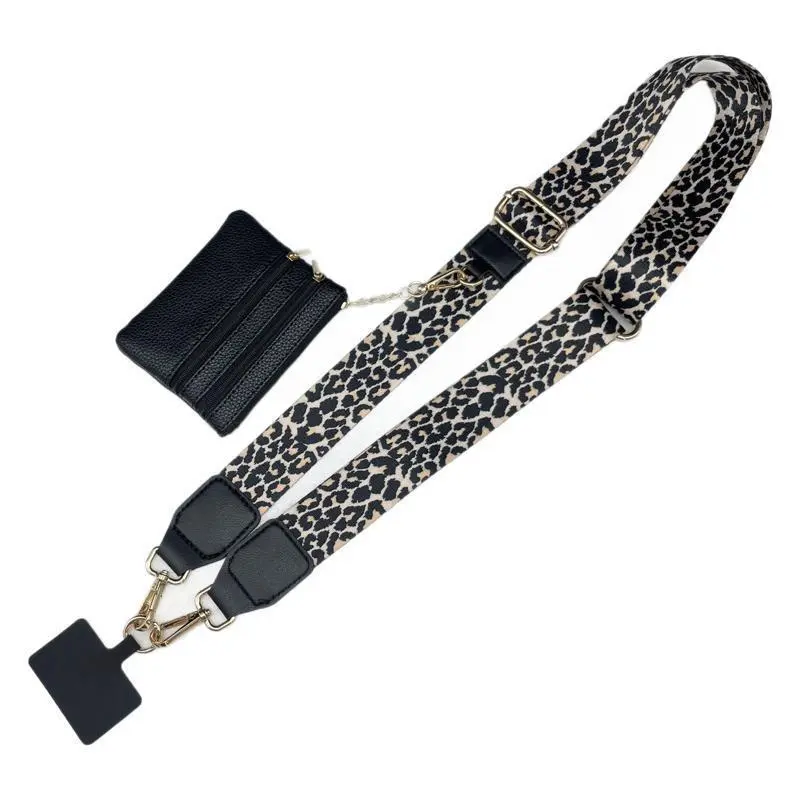 Phone Strap with Zippered Pouch Lanyard and Go Strap for Phone Crossbody Wallet Lanyard 1