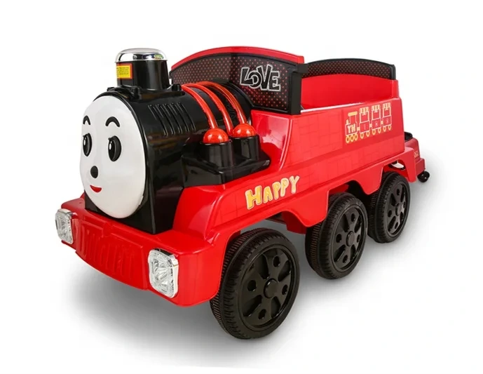 Mini juego de tren eléctrico de alta calidad, cabeza de tren eléctrico de Thomas para niño 1