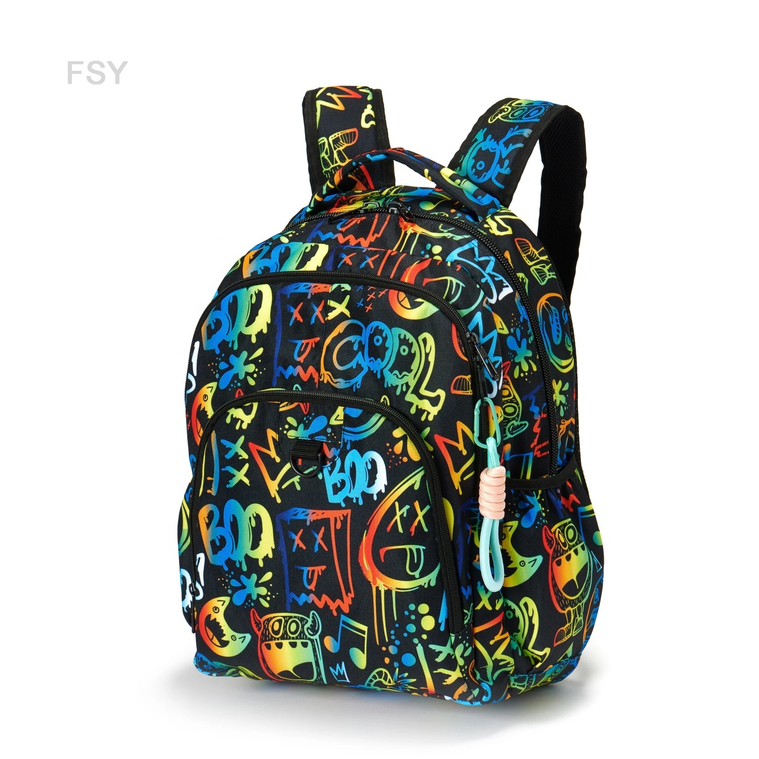 Wholesale Custom Casual Print Backpack For Men School Bag Women's Shoulder Laptop Case Business Backpack Lightweight 1