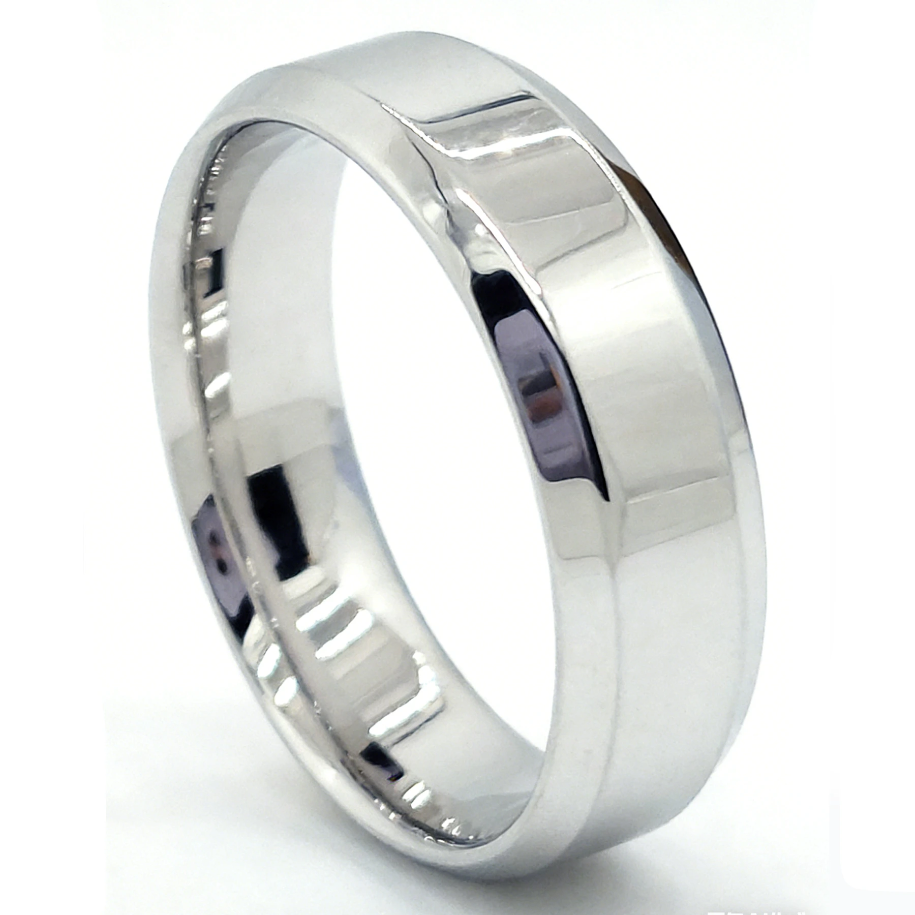 Anelli semplici per coppia in platino 950, a cupola, da 3-8 mm, fede nuziale per uomo e donna, anelli classici coordinati, regalo per cerimonia e anniversario. 1