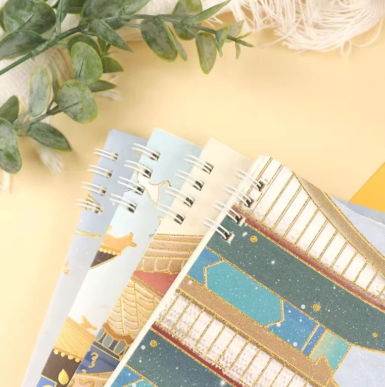 カスタマイズされたさまざまなサイズのスパイラルノート、厚手のジャーナル、卸売バルク印刷されたノートブック 1