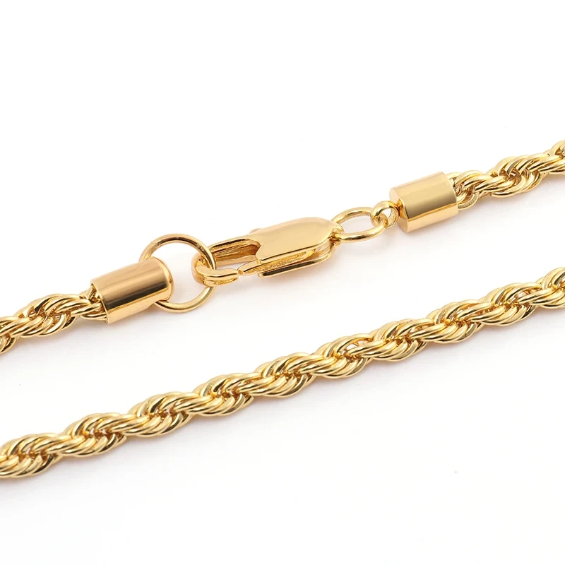 Rapador de joyas de Provence Customario de cadena de enlace cubano de oro de 10k de 10k dorado 1