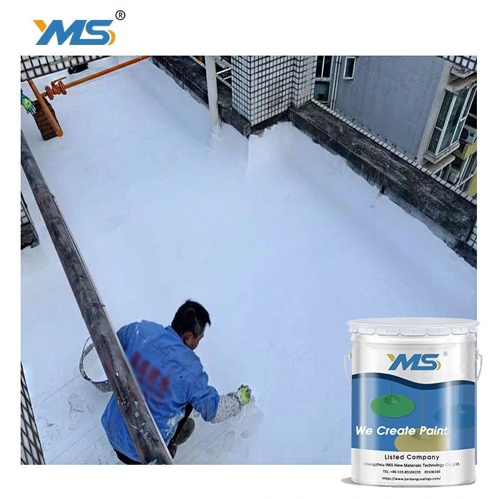 Aislamiento de techo de pintura resistente al calor reflectante White & Plata de aluminio 1