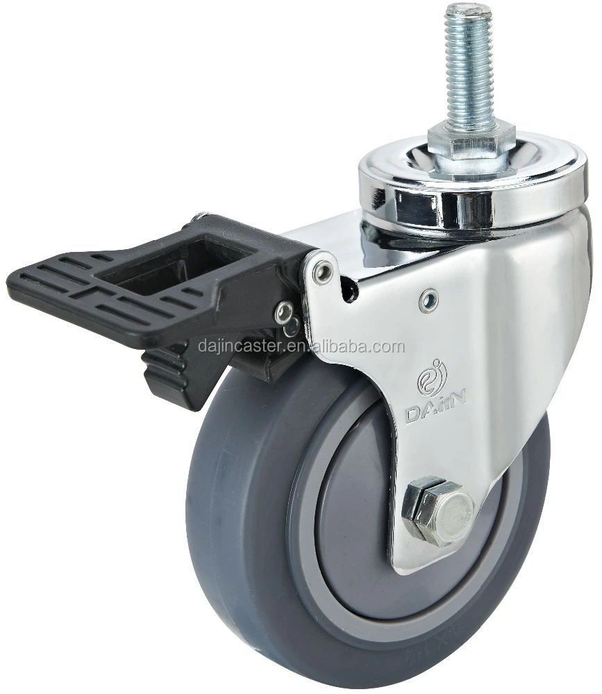 125mm Casters wheels for trolleys with ball bearing1 1