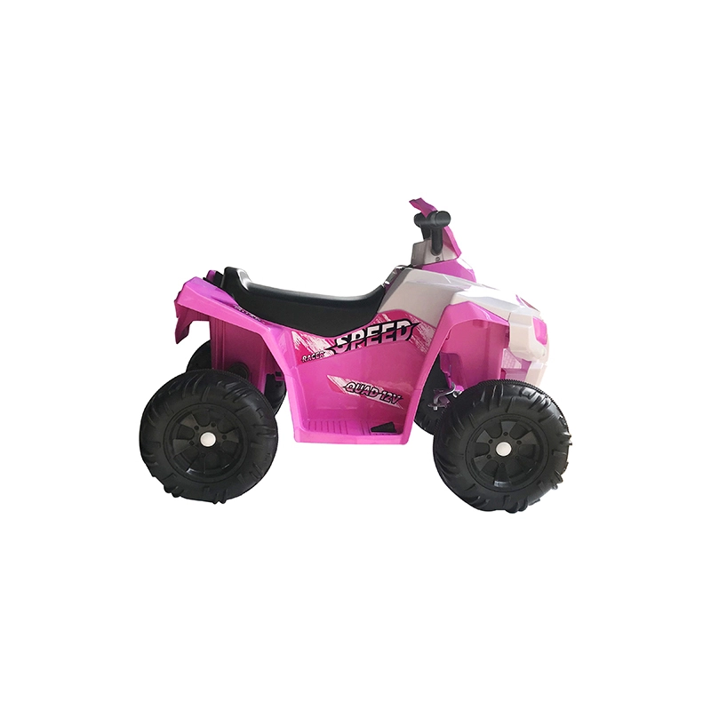 12v Battery Operated Kids Quad Pedal Start All-terrain Ride-on Toy All-pavement Compatibility For 2-4 Year Olds Plastic Material 1