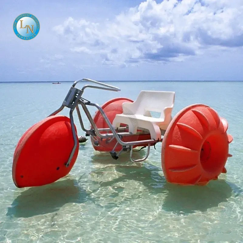 Three Big Wheel Water Pedal Boat Tricycle Aqua Cycle Water Trikes Water Tricycle for Sale 1