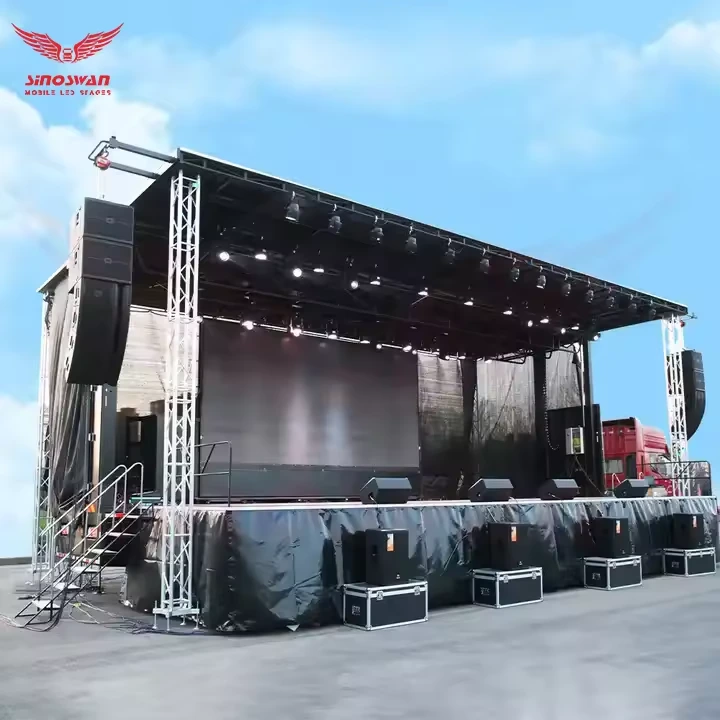 Tráiler de Evento al aire libre de alta calidad Mobile Truck ST170 16x9m 1