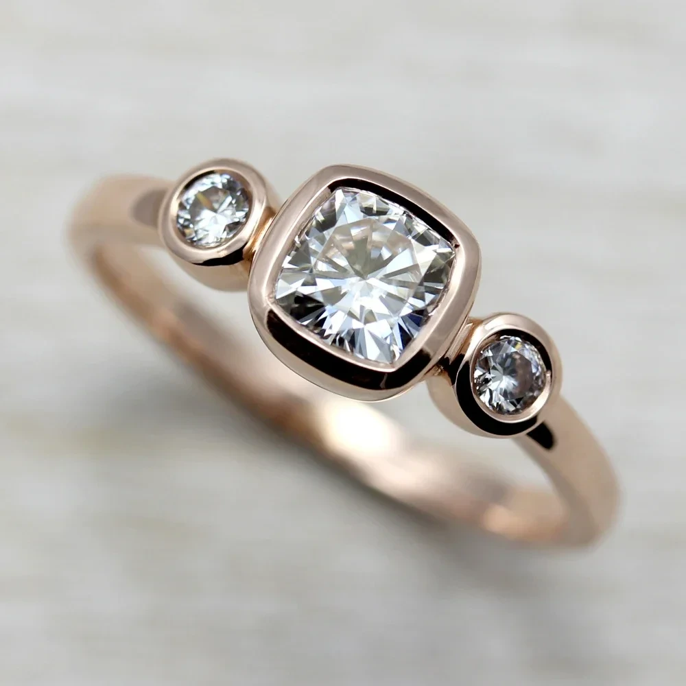 2020 Classique Centre de lunette rose Gold plaqué de coussins 1