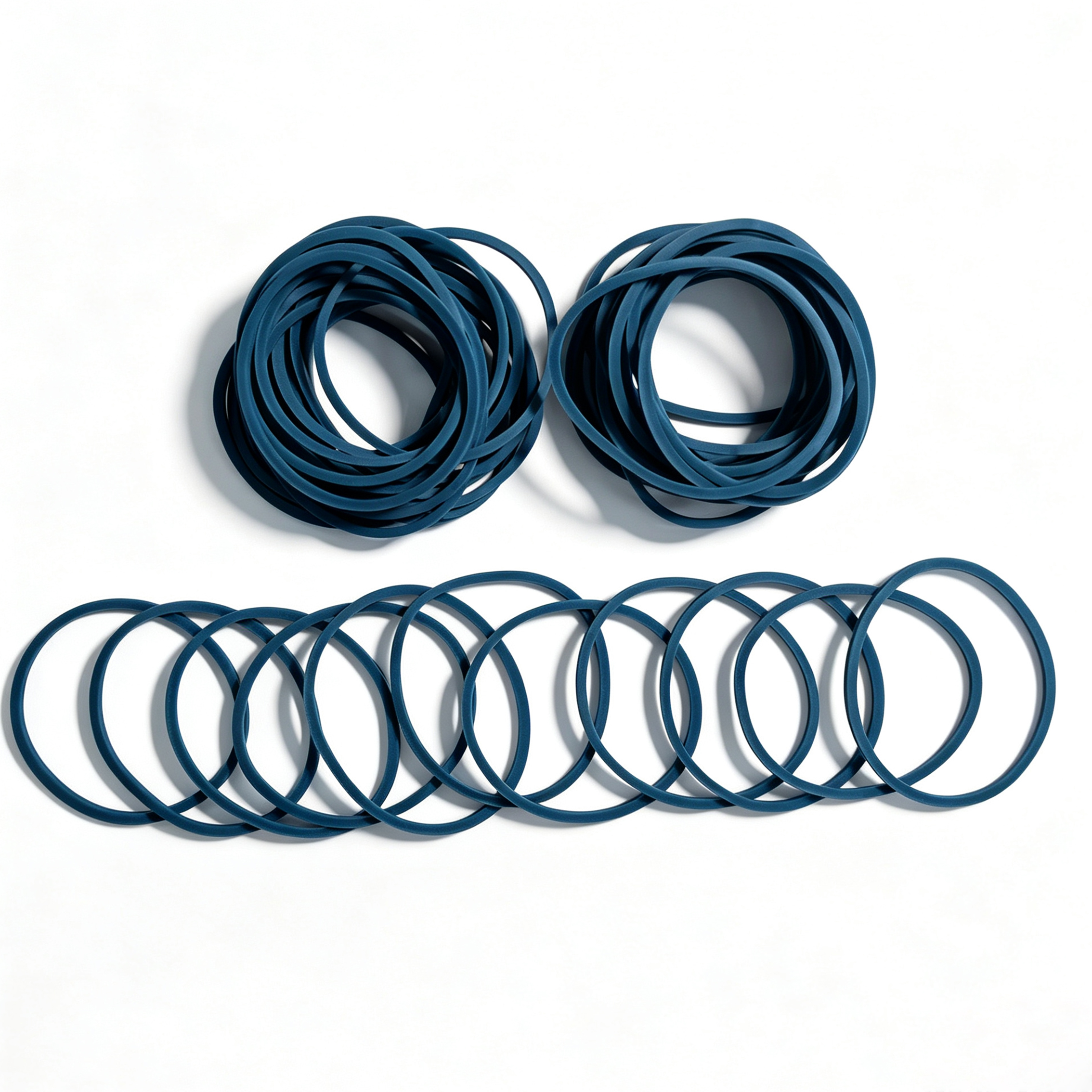 #16 38mm Blue Rubber Bands, Strong Stretch for Office & School – Wholesale 5