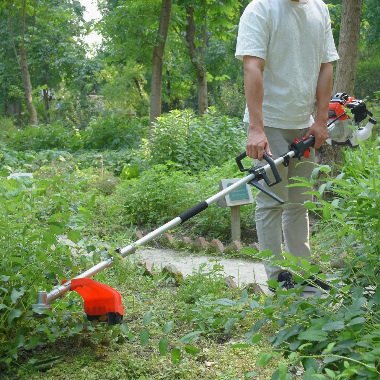 32cc Gasoline Engine Grass Cutter Handheld Trimmer BC320 4