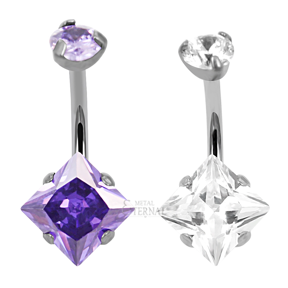 Eternal 14g Astm F136 Piercing Titanium Belly Ring Navel Rings Jewelry 1