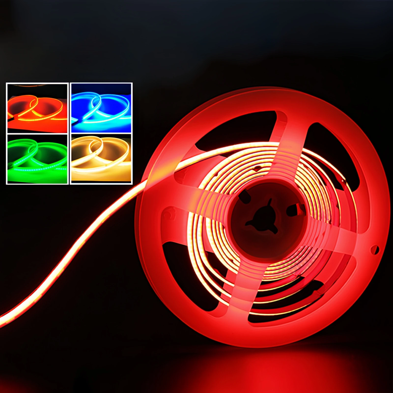 RGBW شريط مرن ذكي Cob Strip Light - شريط LED عالي الجودة IP20 Ce Rohs 24V 1