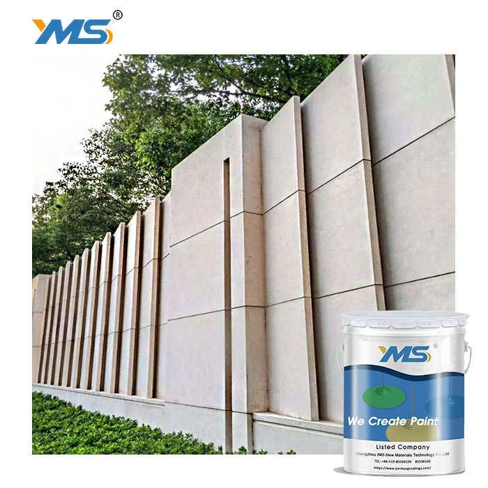 Recubrimiento de pared exterior con textura de piedra natural: pintura a base de agua de alta adhesión 1