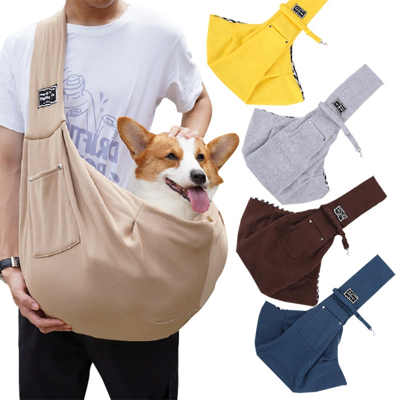 Factory Portable Pet Sling Carrier for Cats and Dogs up to 7.5kg  Breathable and Versatile-xinchen 1