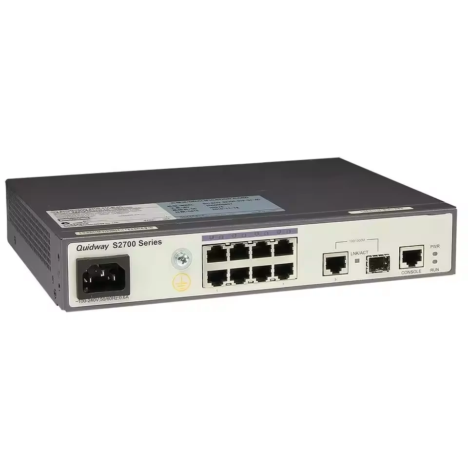 S2700-9TP-PWR-EI 02352335 Network Switch with 8 Ethernet 10/100 Poe+ Ports 1