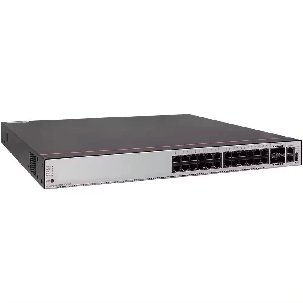 S5735-S24T4X 98010938 24* 10/100/1000BASE-T PORTS+ 4* 10GE SFP+ PORTS Enterprise 24 PORT Switch 1