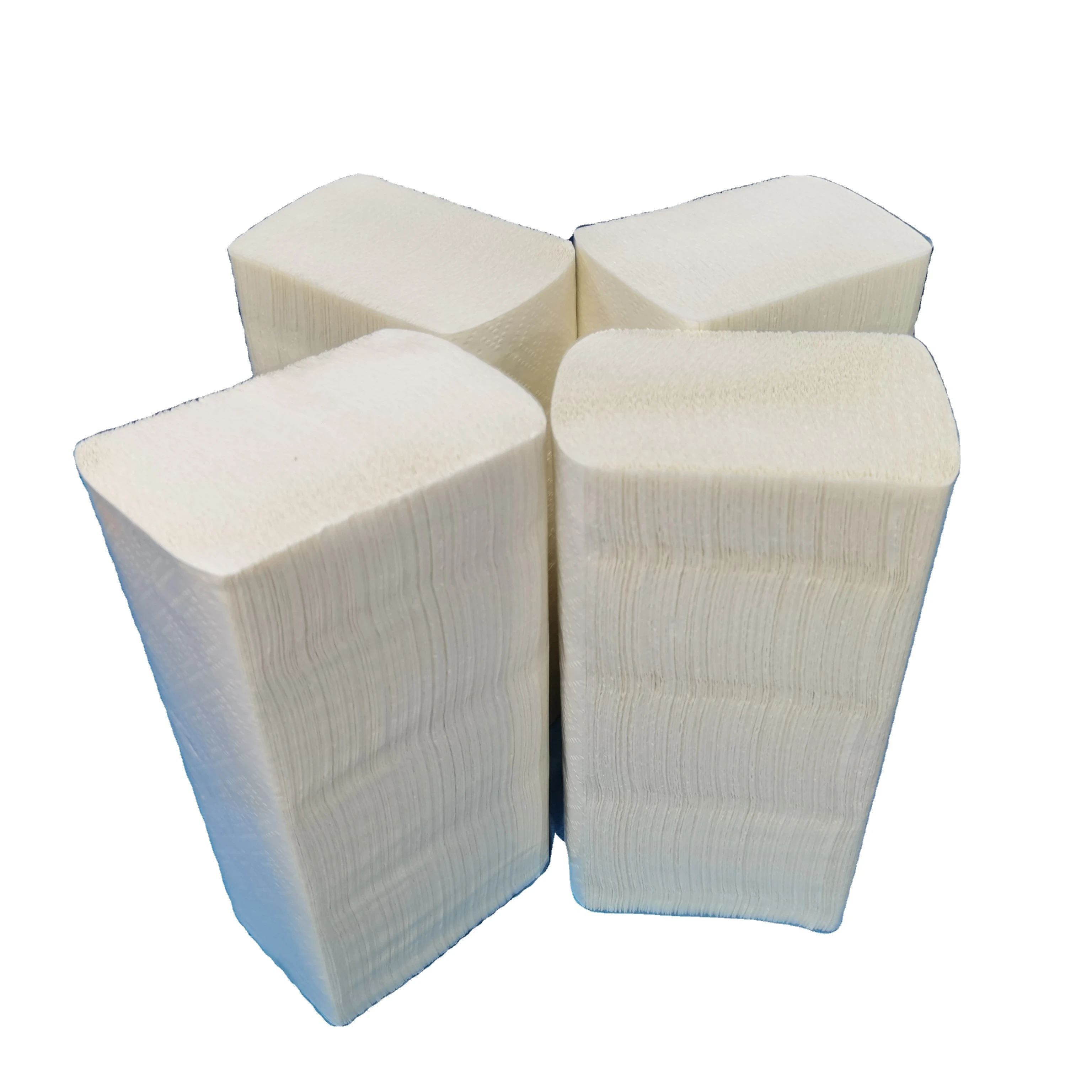 White V-Fold 1-Ply Paper Towel from Recycled Paper Pulp 1