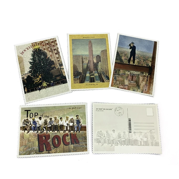 White Paper Postcard C1s Art Foiled Printing 1