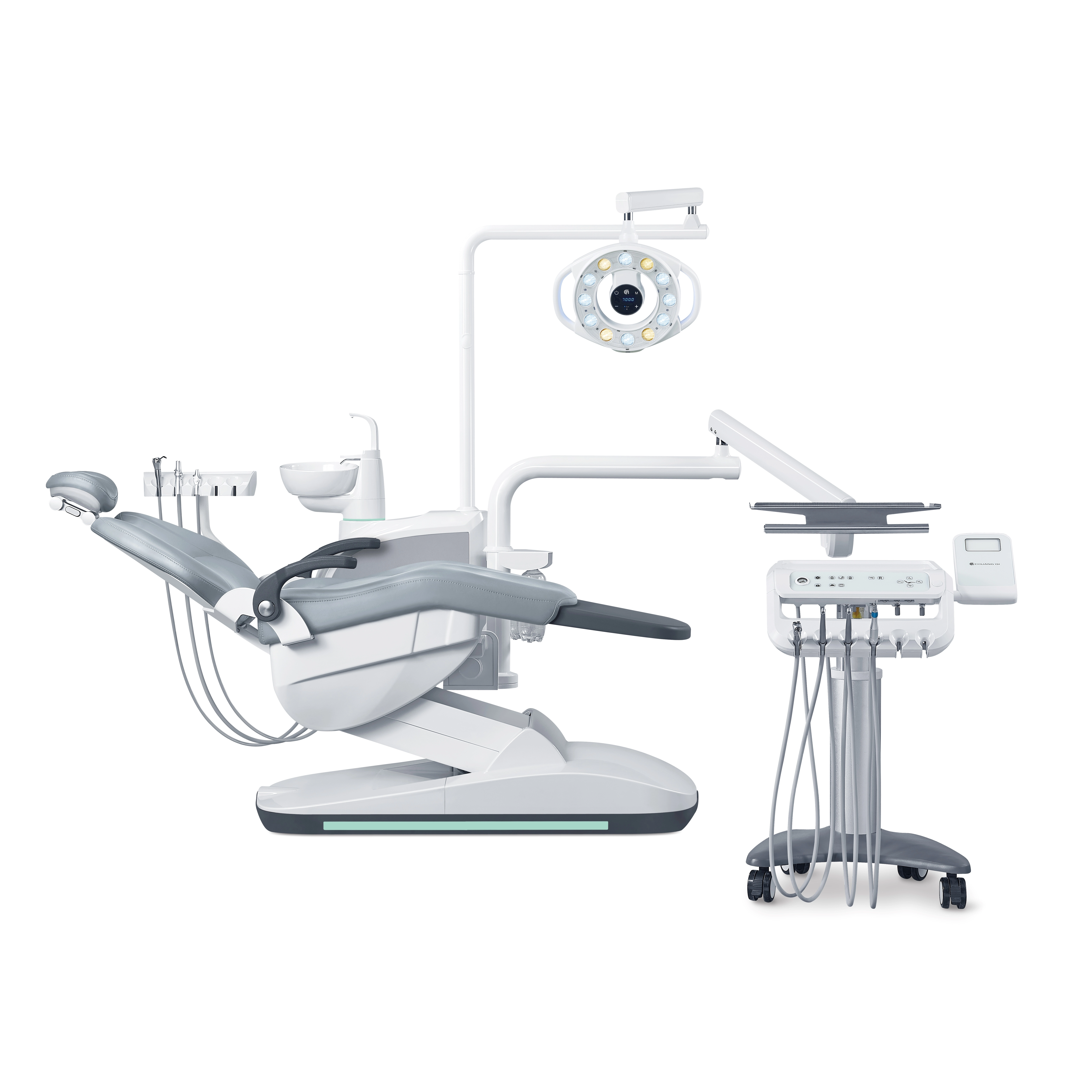 Unidade de cadeiras odontológicas estilo carrinho de luxo Bandeja de carrinho móvel INC-T712 | INORKOM 1