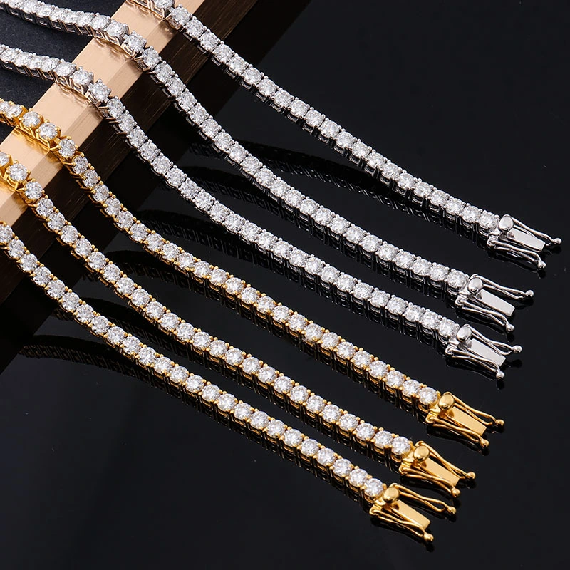 مختبر الجملة المزرى الماس/المجوهرات Moissanite 14k أبيض/أصفر/وردة مختبر الذهب الصلب من الذهب نما 1