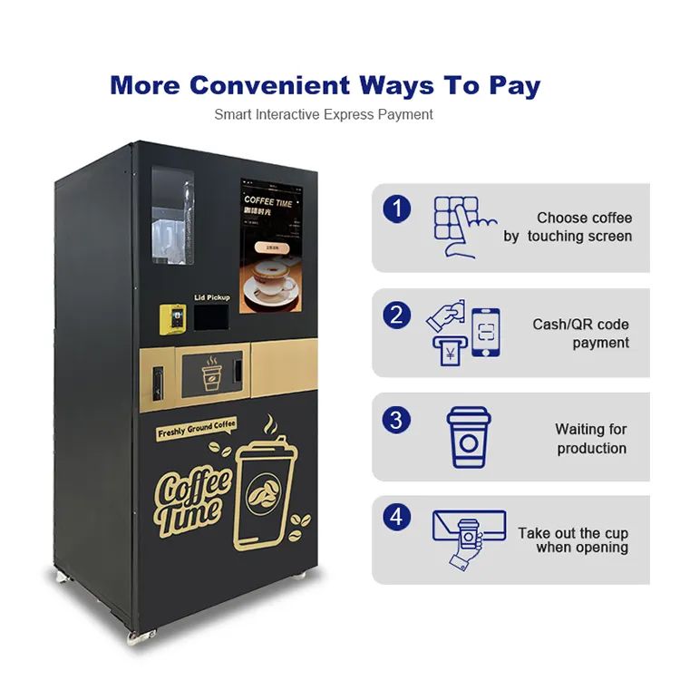 Freshly Ground Coffee Vending Machine 3