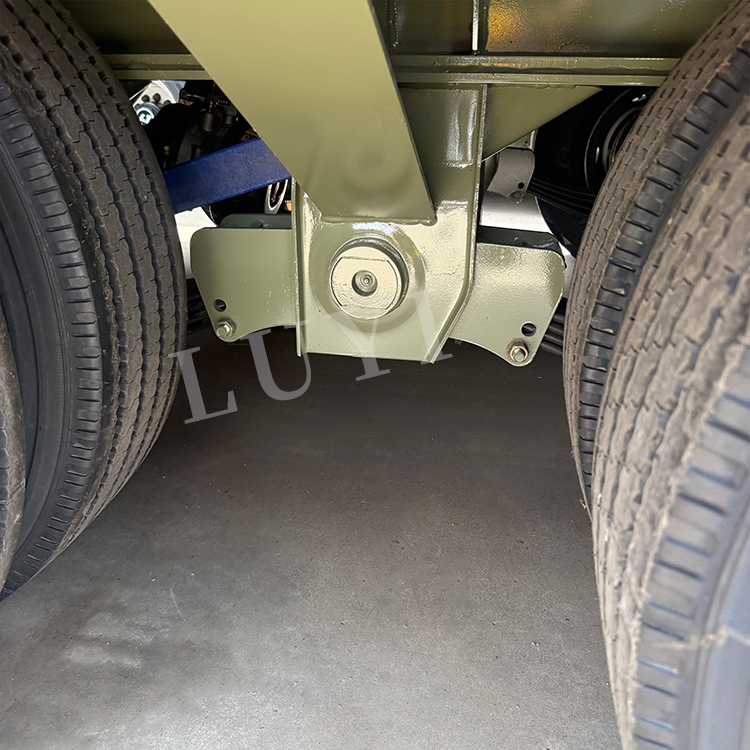 Machinery Transportation Trailer Lowbed Semi Trailer 7