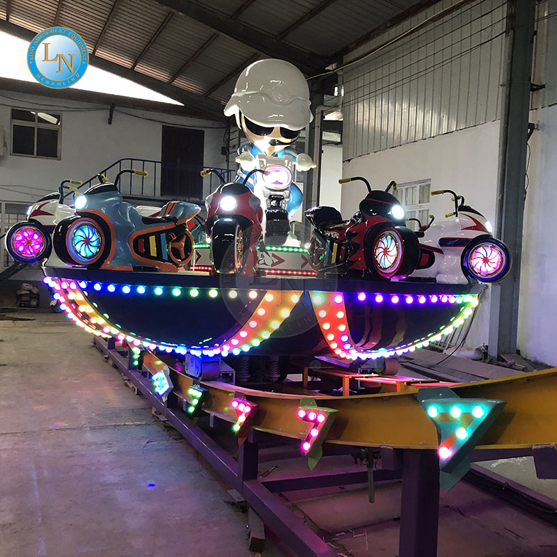 Taman Bermain Luar Ruangan, Wahana UFO Terbang, Peralatan Taman Hiburan, Sepeda Motor Terbang Dijual 3