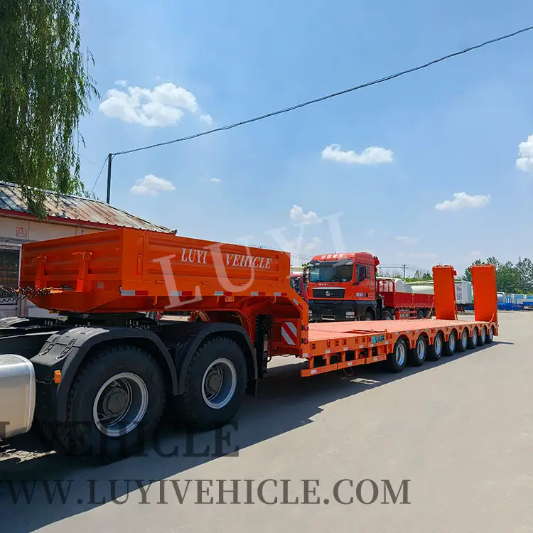 مقطورات منخفضة الارتفاع قابلة للتمديد هيدروليكيًا بـ 8 محاور 1