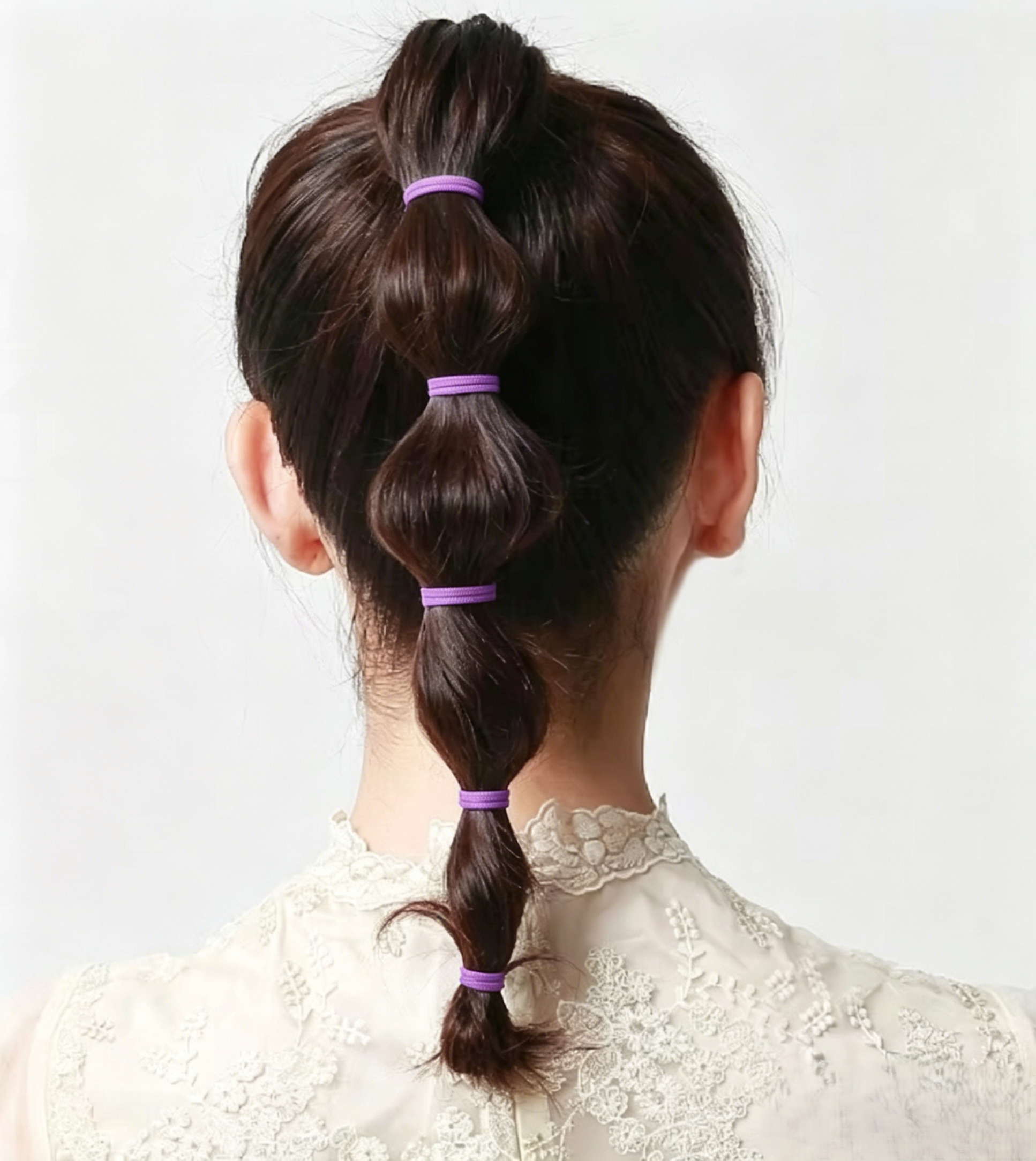 1/2インチ ソフトシリコン製ヘアバンド（子供用三つ編み・ポニーテール用） – 卸売 3