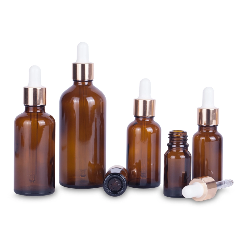 Amber Essential Oil Bottles - Drop Cosmetic Bottles 1