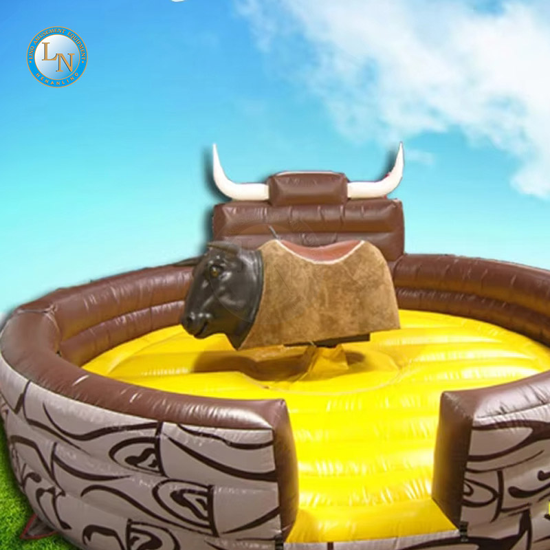 Electric Rodeo Bull Riding Game - Cowboy-Themed Amusement for Carnivals & Parties | LINO 6